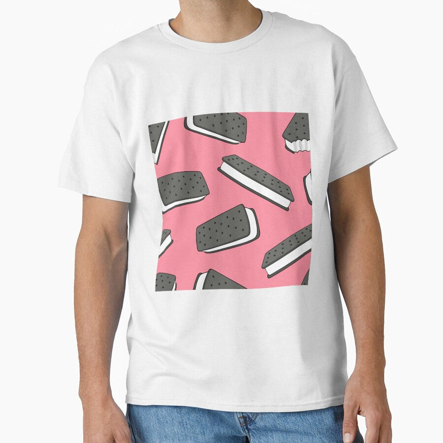 ice cream sandwich - coral by littlearrow