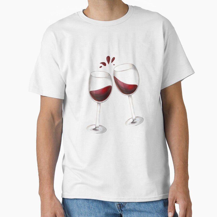 Glass of wine cheers hand draw by GibSpsr