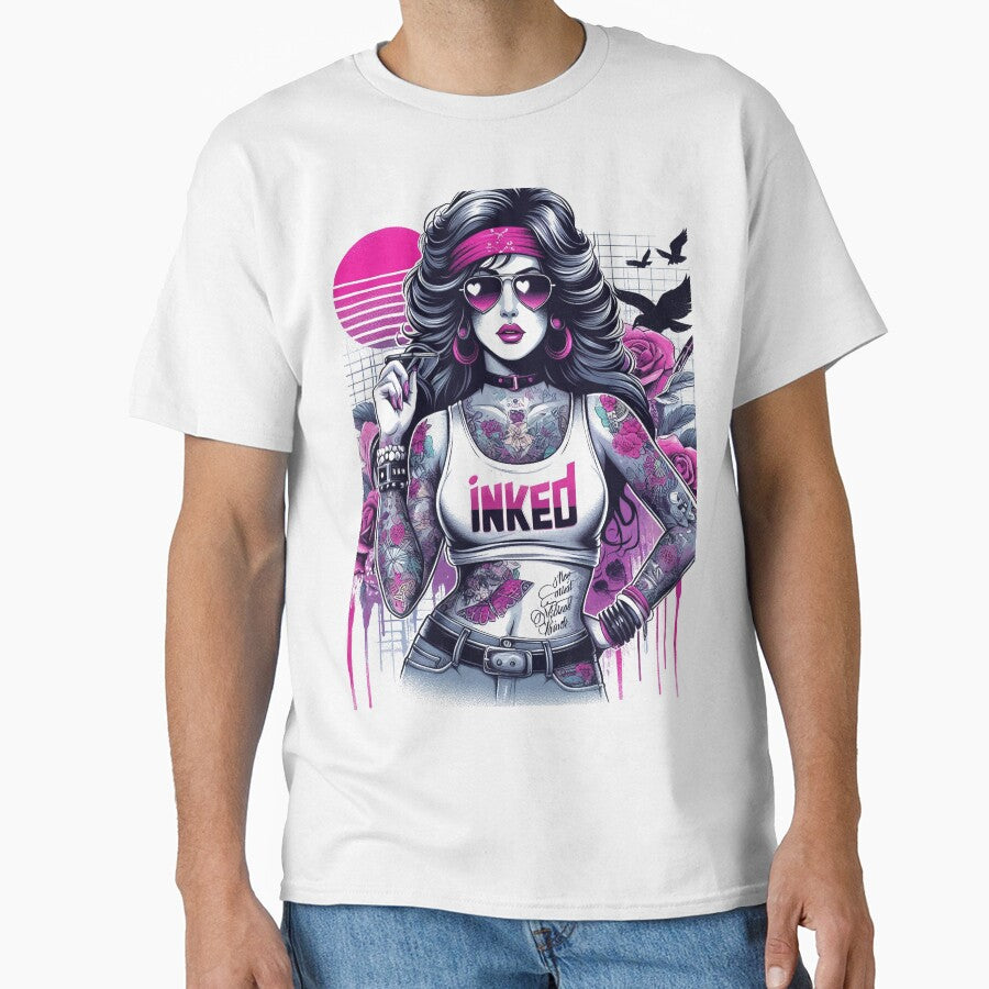 80s Tattoo Girl by PulpVintage