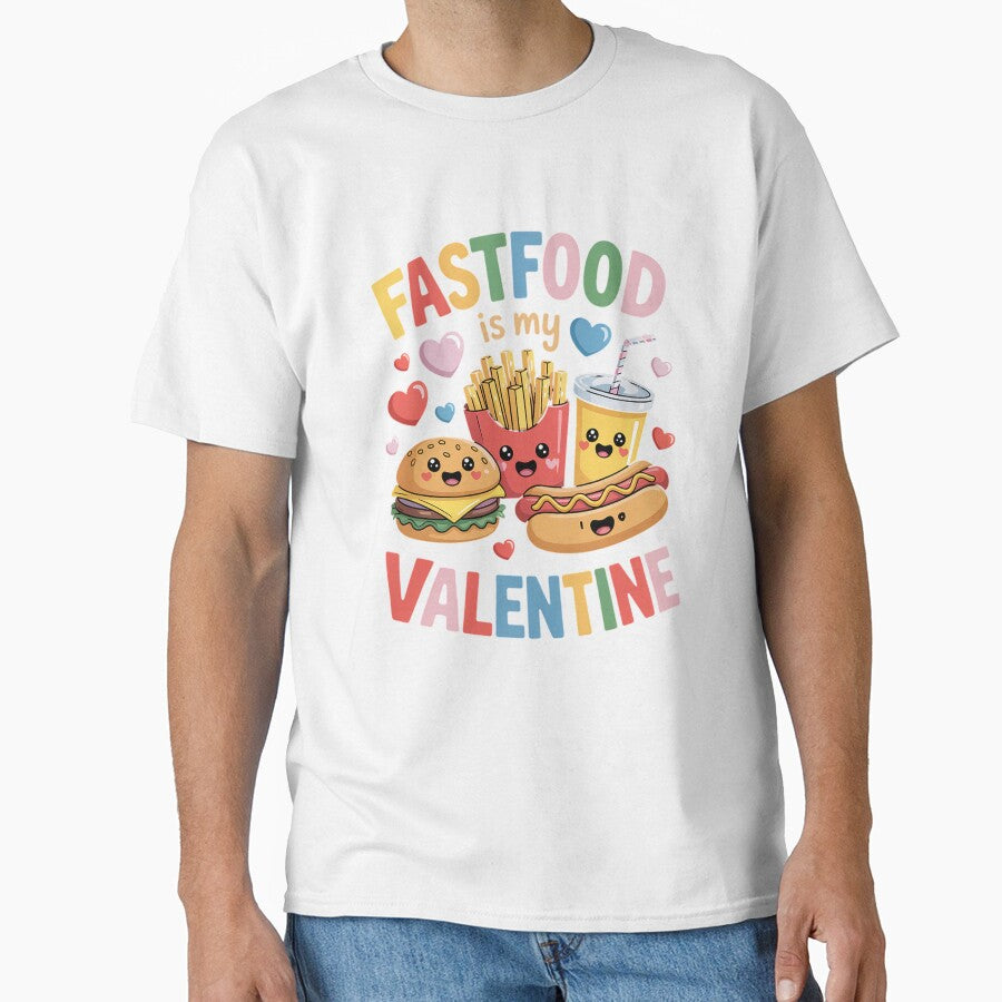 Fast Food Is My Valentine Fast Food Lover Valentine Day by milanforbes