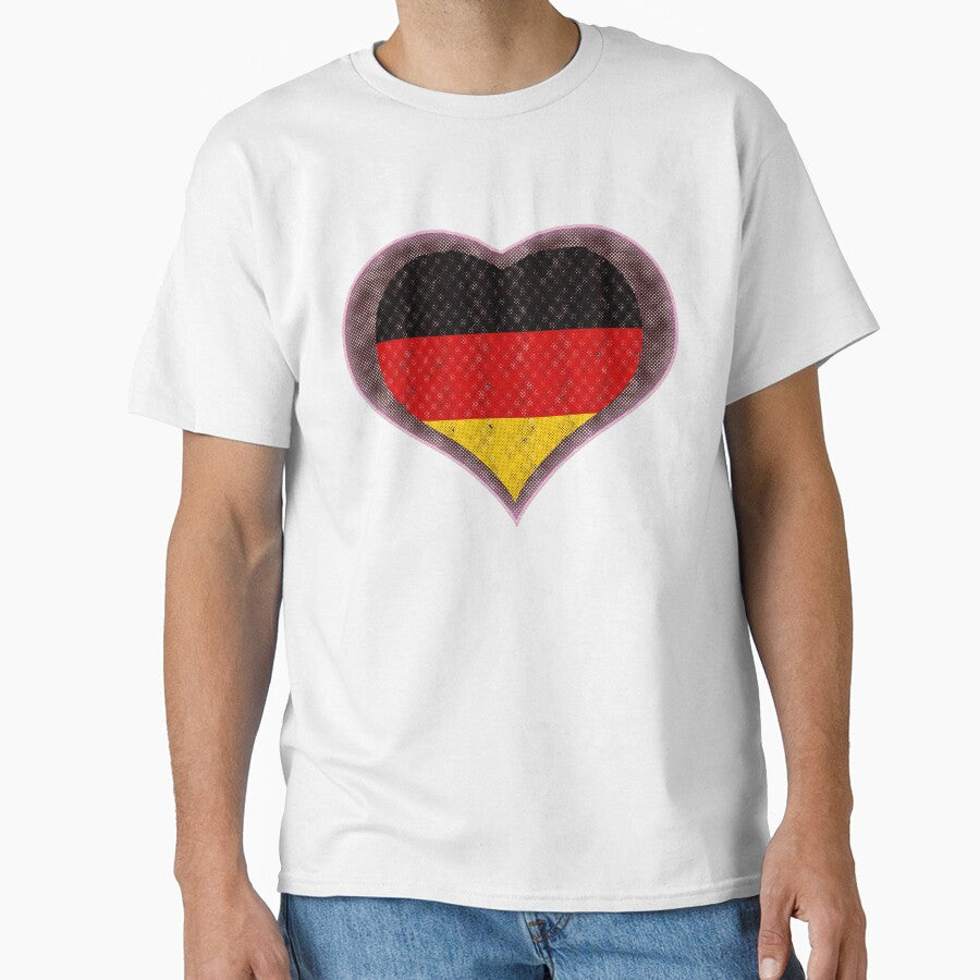 Germany Halftone Flag Heart Deluxe by merchhost
