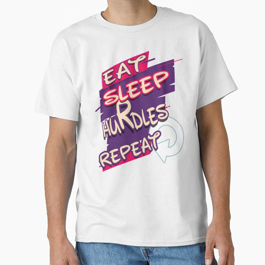 eat sleep hurdles repeat by hakiseller