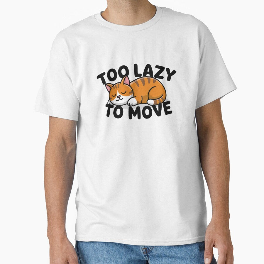 Too Lazy To Move Orange Cat by MonkiFlipp