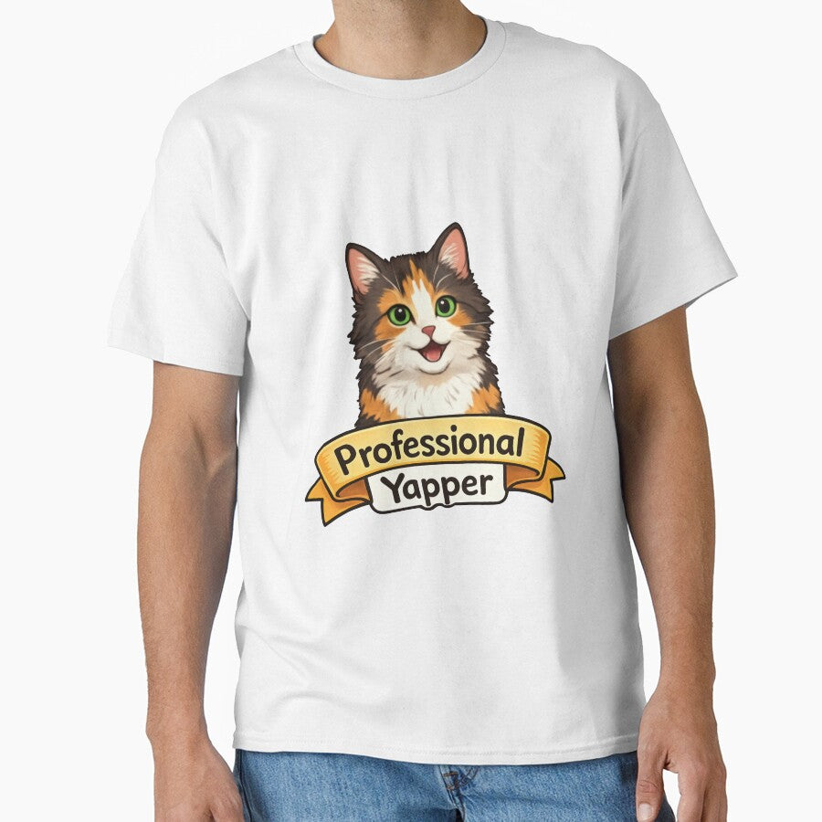 Professional Yapper Cat - Funny Yapping Cat Meme by MalisoStickers