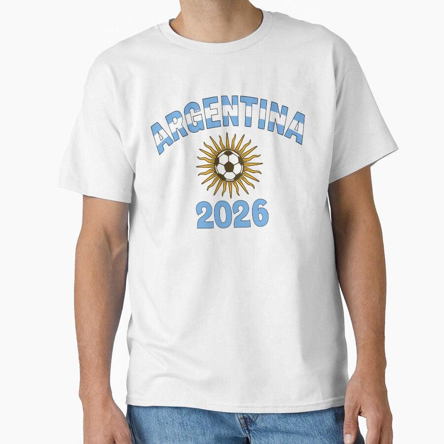 Soccer Cup 2026 Shirts for Men and Women Argentina fan by Colorfulman