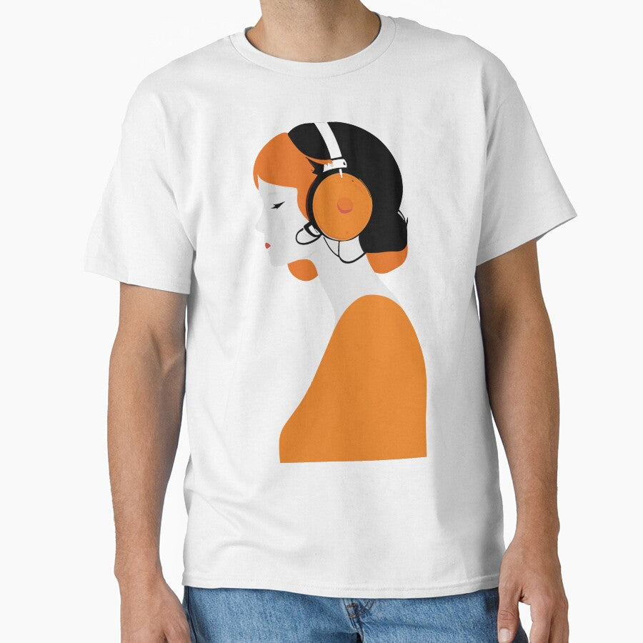 minimalist woman wearing headphone by minimalizy