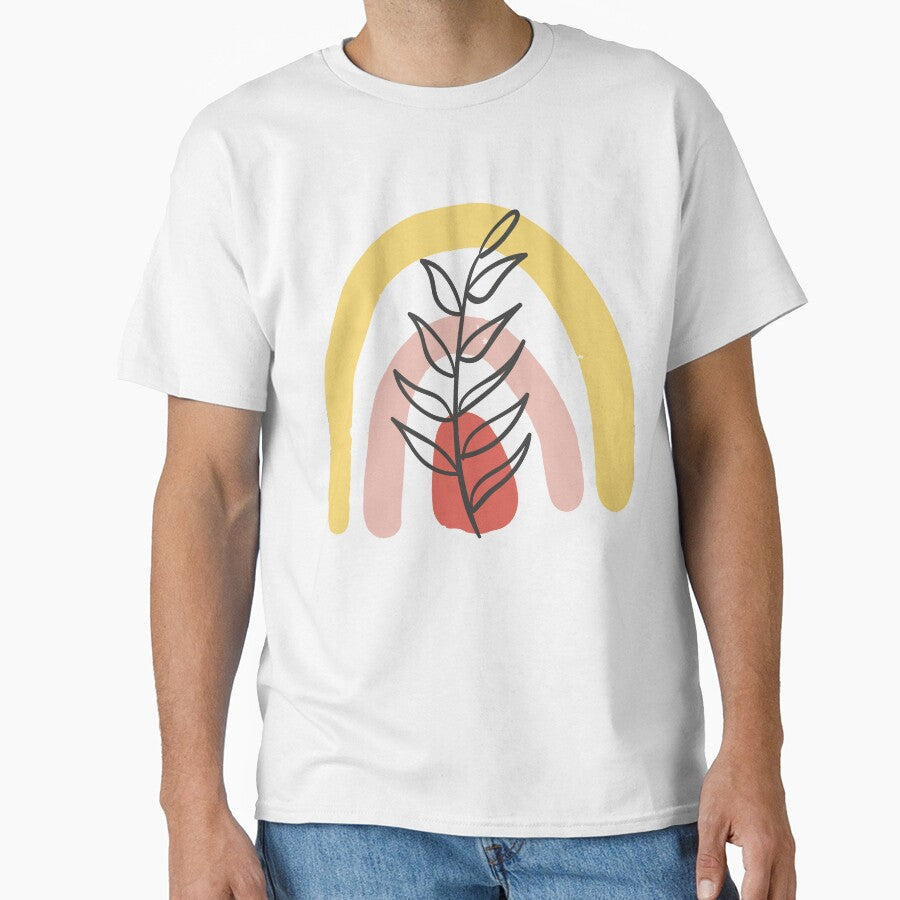 Boho Rainbow Leaf by Doucheka