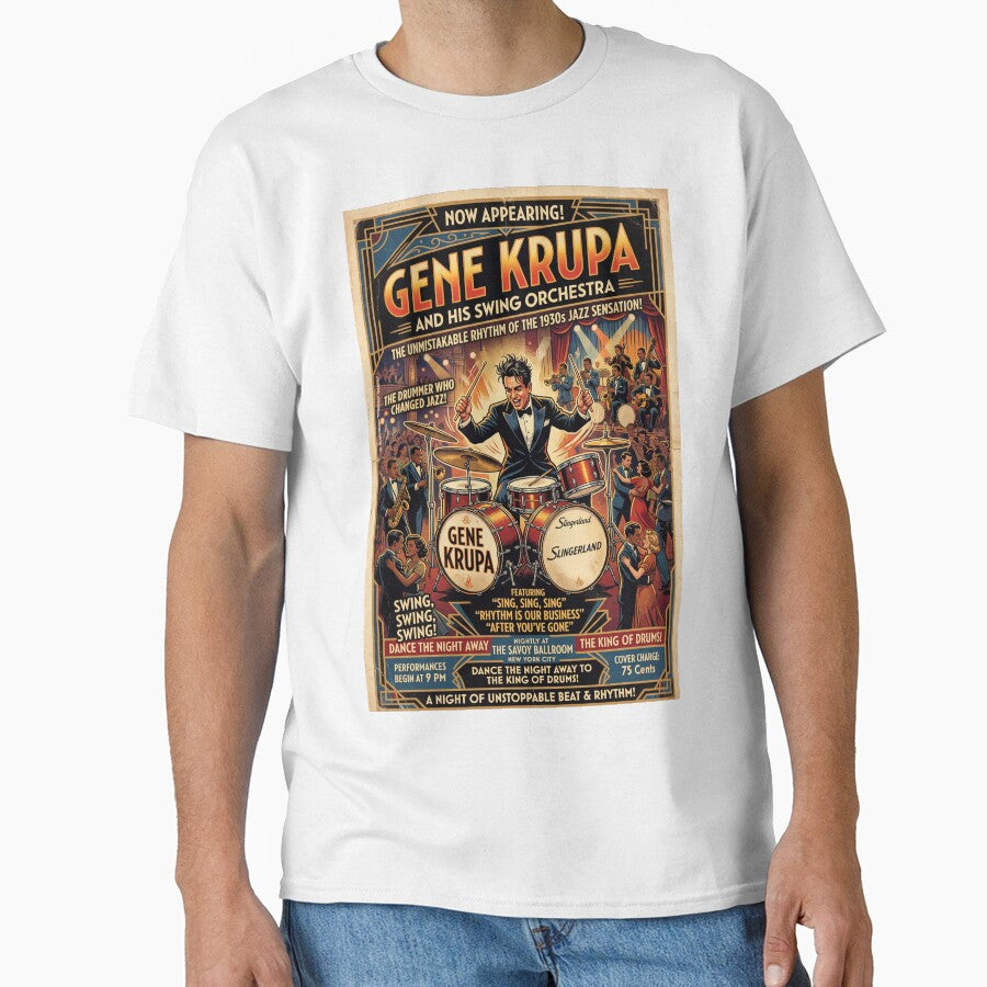Gene Krupa 1930 by Theodor Decker