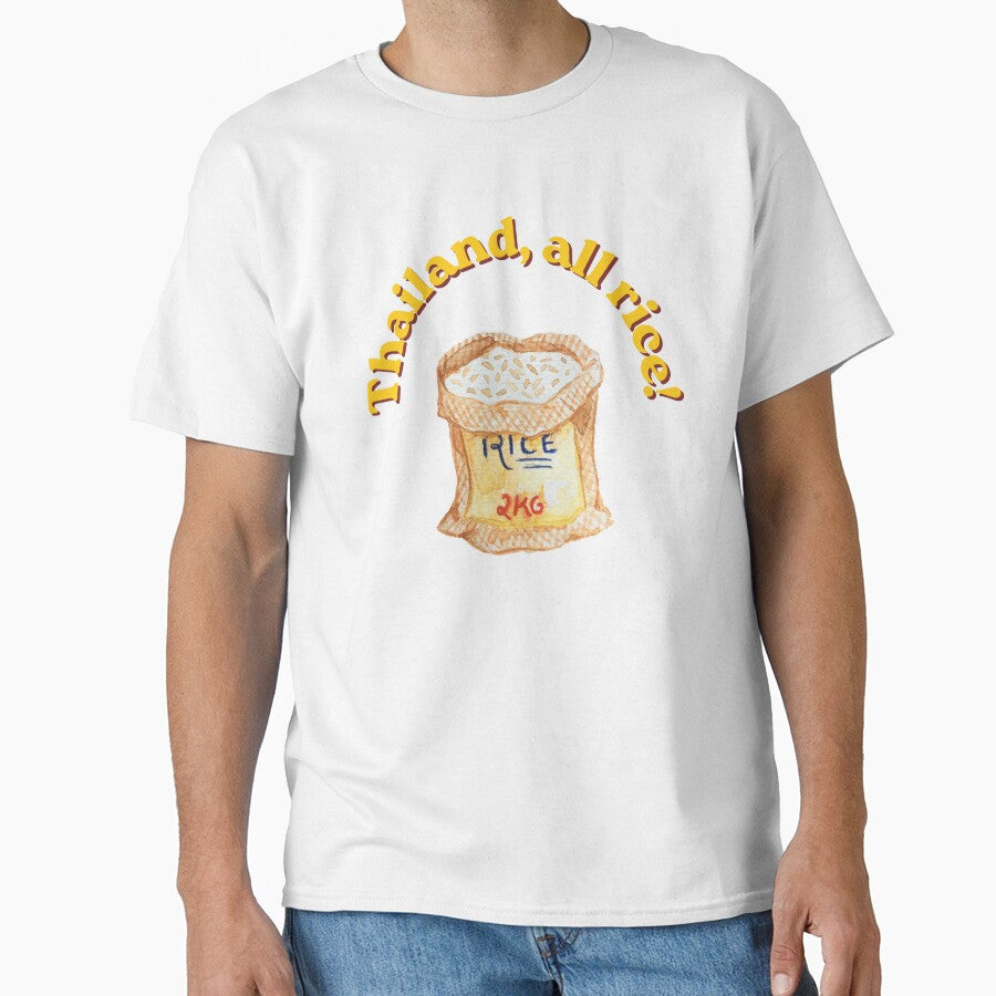 Thailand, All Rice! Funny Rice Pun Design by Lazycocoon