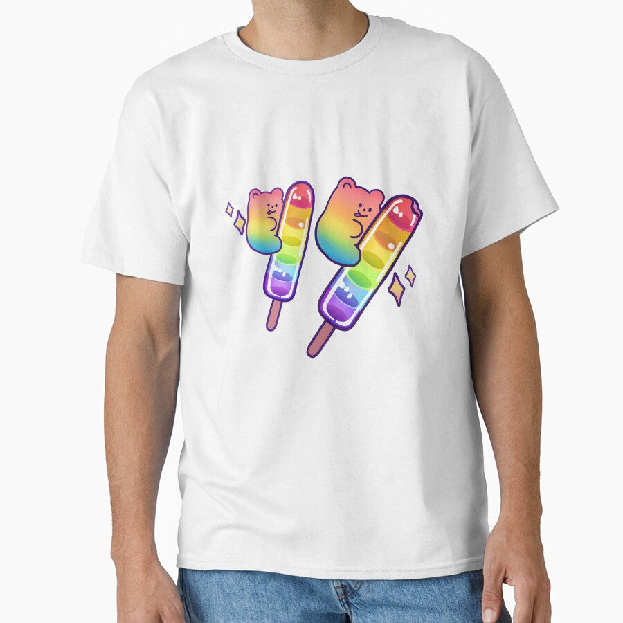Cute Kawaii Jelly Bear Rainbow Icecream by LiquidNeko