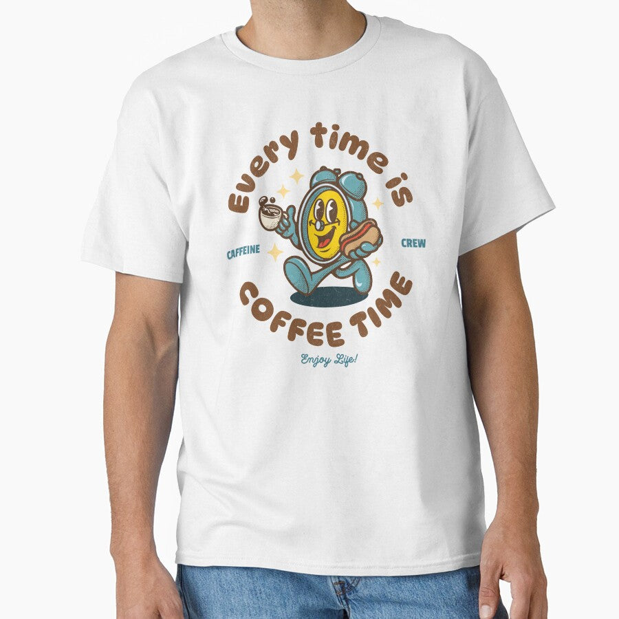 Every Time is Coffee Time  / Coffee Lover Print by Thehatinthecat