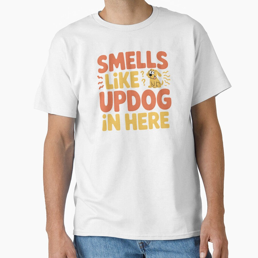 Smells Like Updog In Here – Funny Dad Joke Sarcastic Saying by Redgiant87x