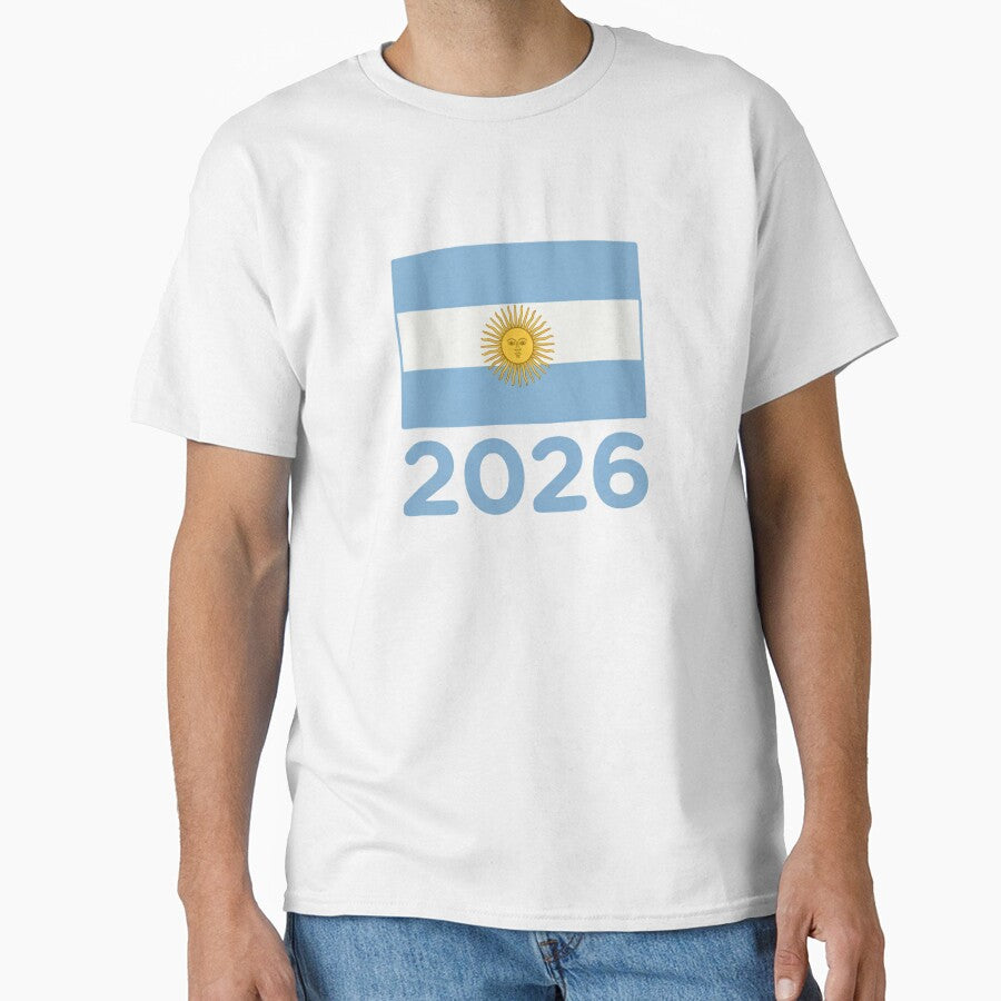 Argentina Flag 2026 World Cup Football Fan Design | Soccer Supporter Merchandise by 21 Tulips