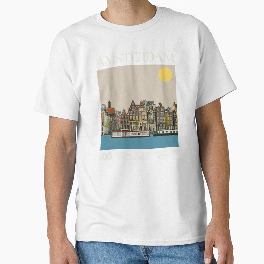 Amsterdam Minimalist Aesthetic Dark Colour by moyjoystudio