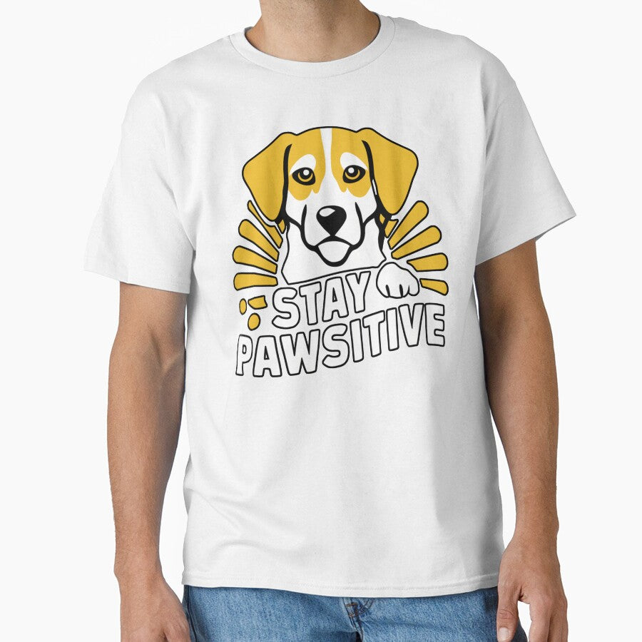 Dog Sarcastic Animal Stay positive by MaggiLars
