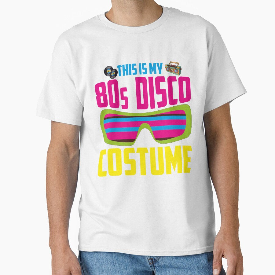 80s Disco Music 80s Lover Theme Party Funny Costume 80s by bestshirtdesign
