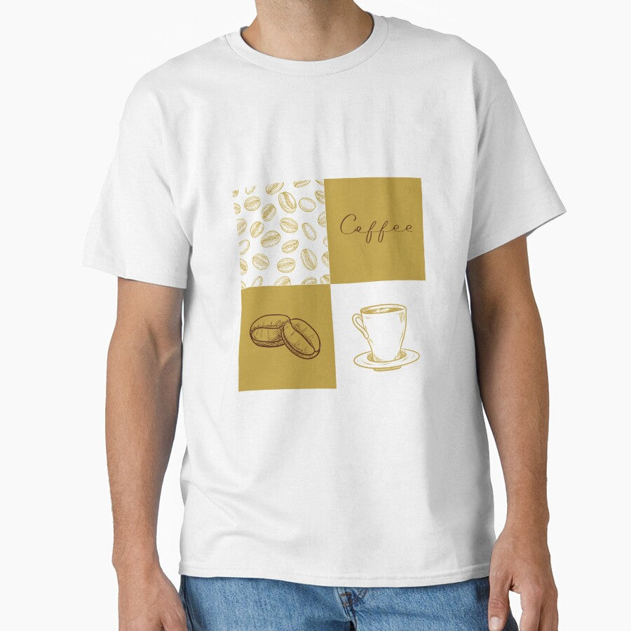 Coffee Grid Pattern by trendingatees