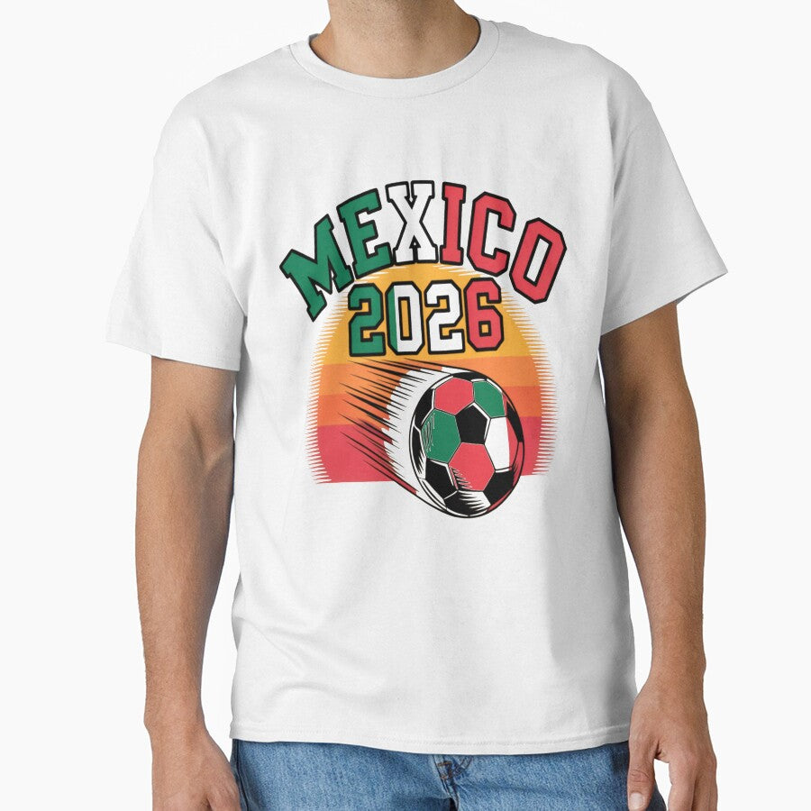 Mexico 2026 Vintage Soccer Shirt Retro Futbol Fan Tee by Ulykit