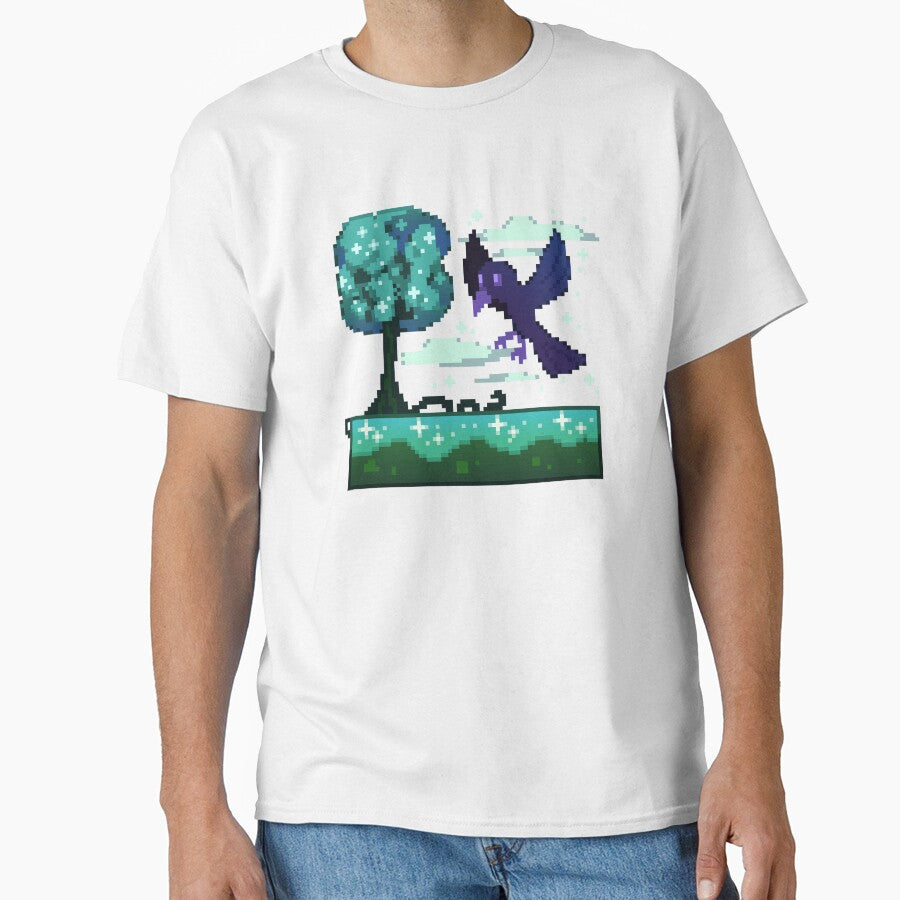 Pixel Art - Crow and Tree by Kaiko-Roku