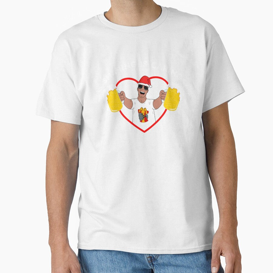 Sharing Is Caring Funny Beer Lover Gift T-Shirt For Christmas by Paulina Vanlife