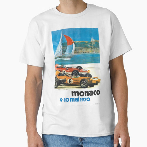 1970 Monaco Grand Prix Racing Poster by retrographics