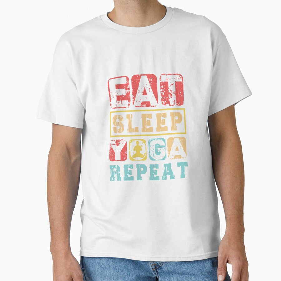 eat sleep yoga repeat by Fislux