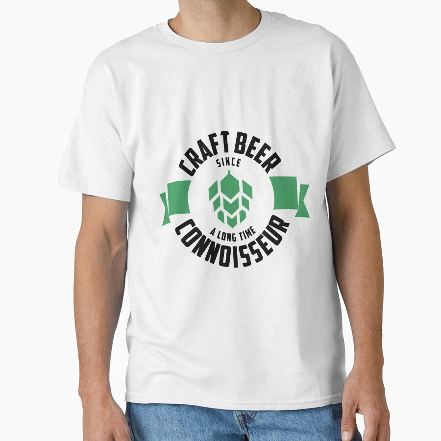 Craft Beer Connoisseur with green modern hops by Byfab