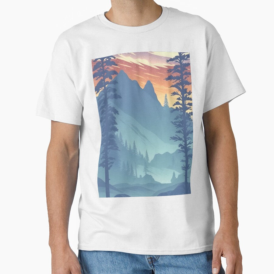 Enhance Your Space with Our Beautiful Collection of Minimalist Matte Painting of Beautiful Mountain Landscape in the Bavarian Alps Prints by supeart