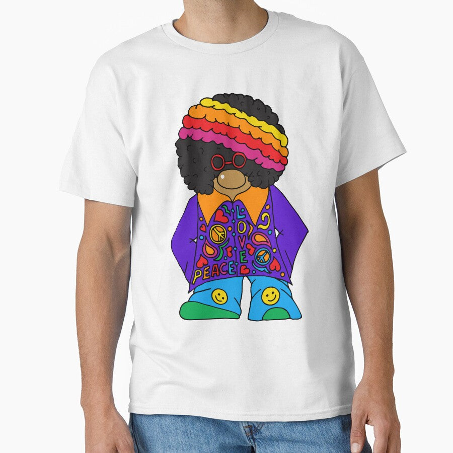 Peace and Love Hippie Man Character by HotHibiscus