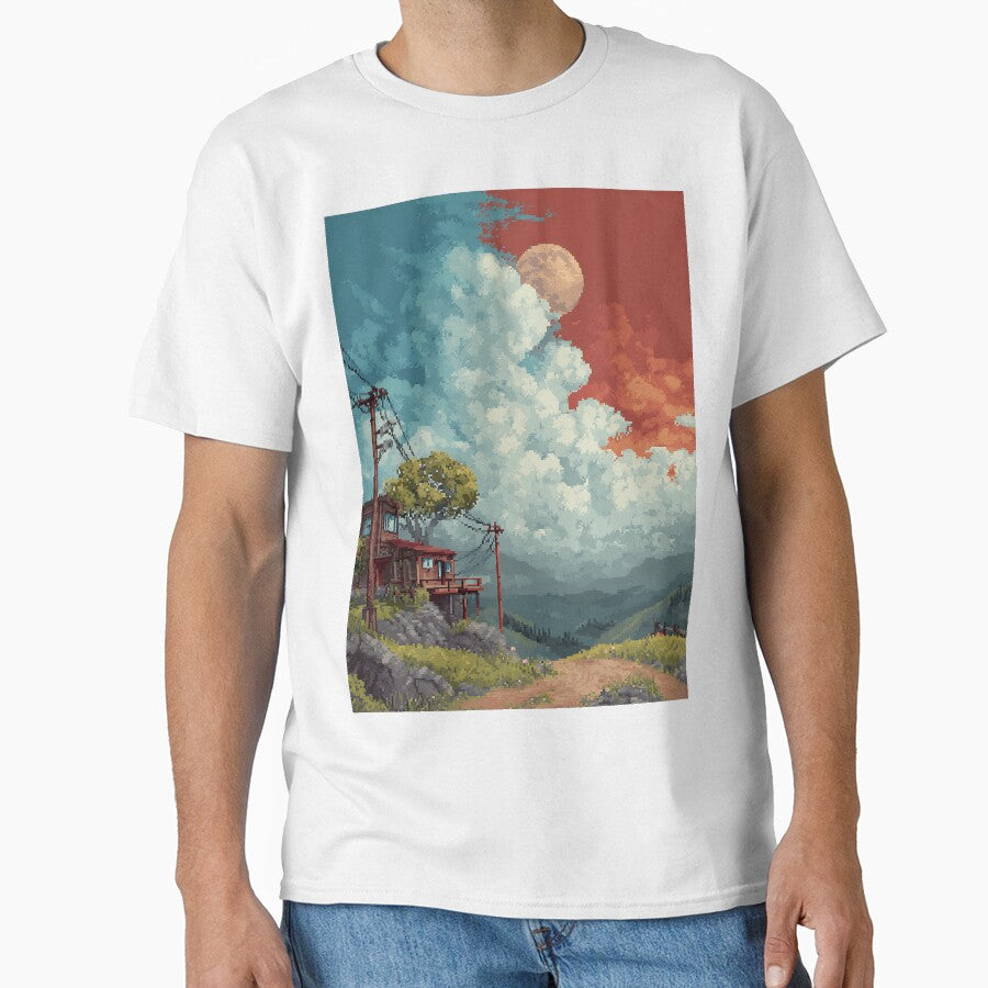 Minimal Pixel Art Landscape by bapupa