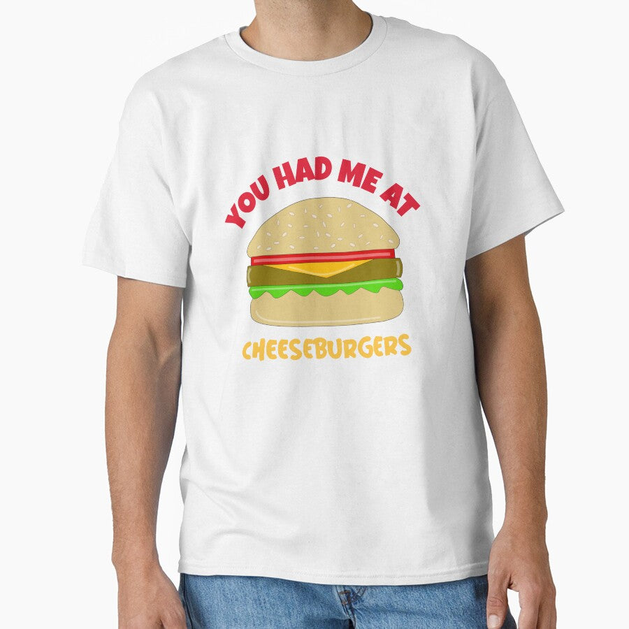 Funny Cheeseburger Burger Lover- by Sartoris Art