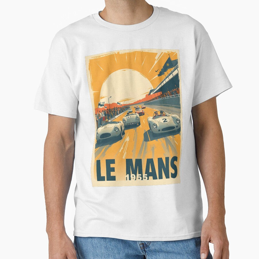 Le Mans 1955 poster by Random Designs