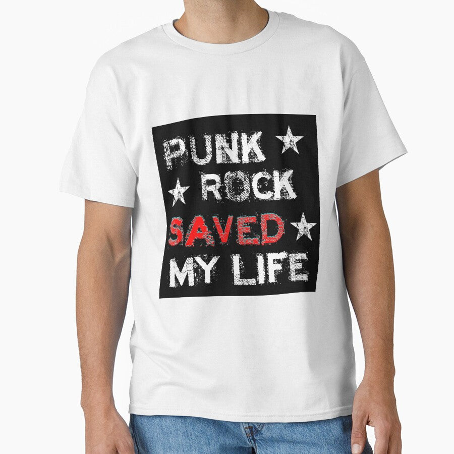 Punk Rock Saved My Life - Black by SerpentSkyArts