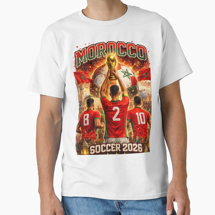 Morocco Soccer 2026 Shirt – Moroccan Football Fan Gift by UrbanPrintVibes