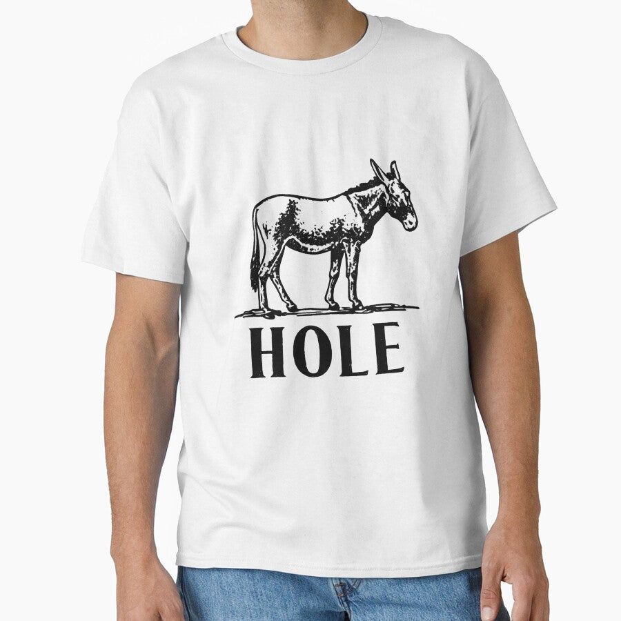 Donkey Hole Funny Animal Pun Humor by Dujosufot