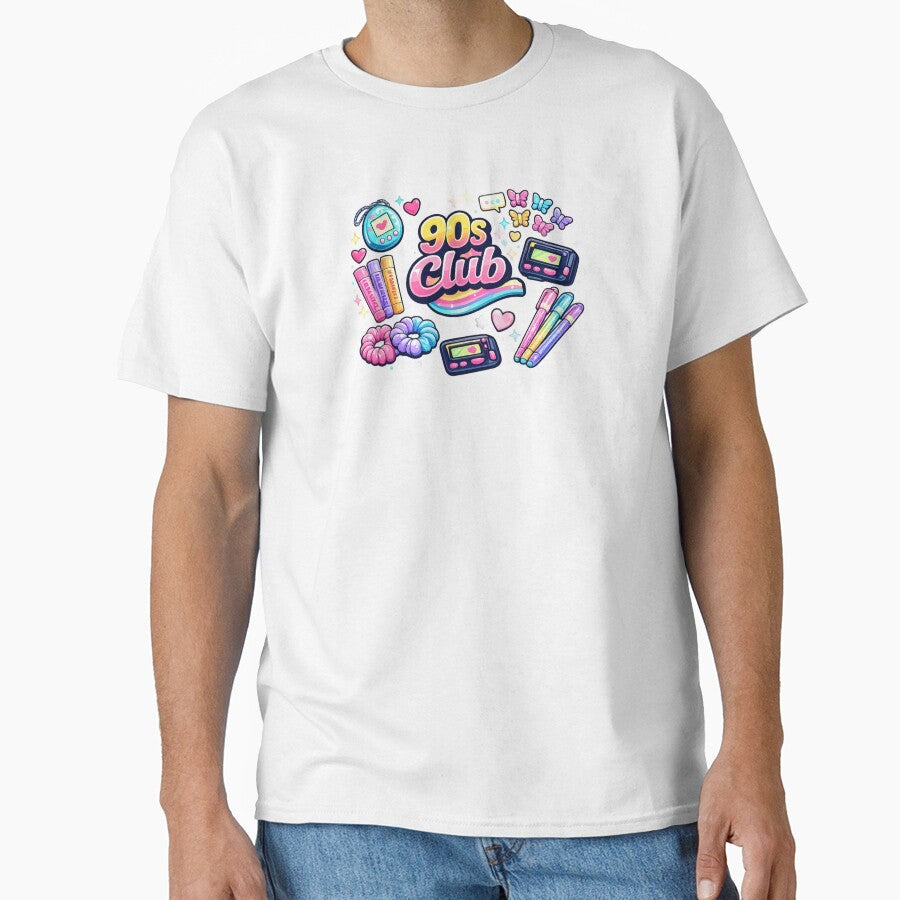 90s Club Shirt – Retro 1990s Nostalgia Tee | Vintage Throwback Aesthetic for 90s Kids by MEMORY-LN-Tees