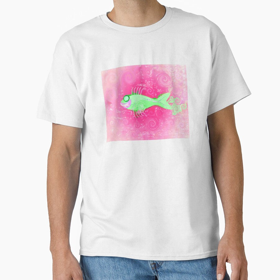 Bohemian Fish Groovy Hippie Vibes Coastal Boho Style Art or Décor 2 of 2 by Beachy