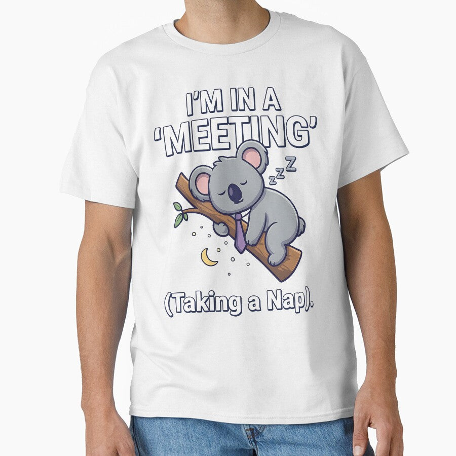 I’m In A Meeting Koala Sleeping by ucedamarcelo