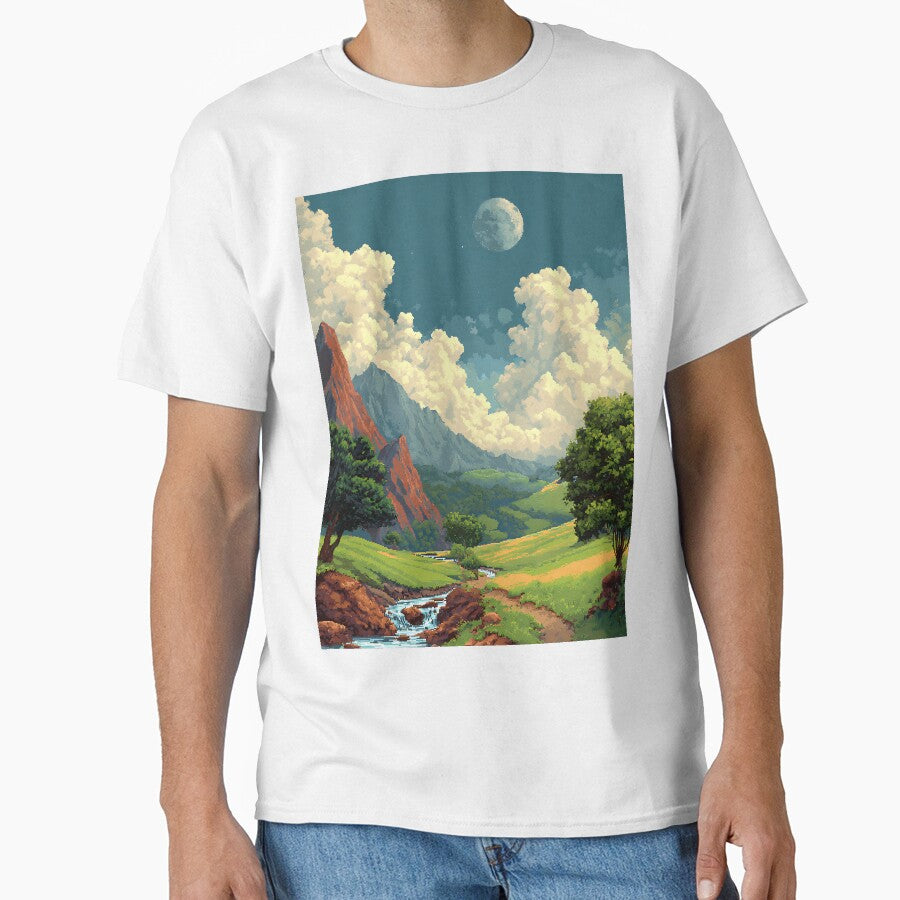 Retro Pixel Art Landscape by bapupa