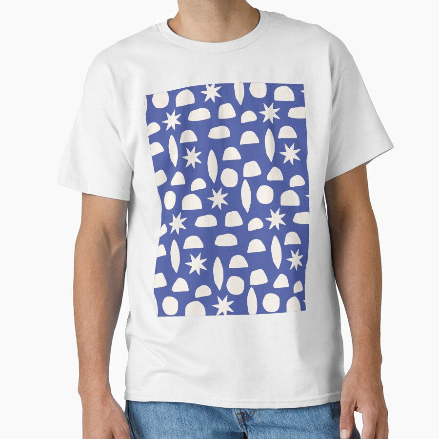 BOHO HENRI MATISSE CHARCOAL VINTAGE BLUE by blomastudios