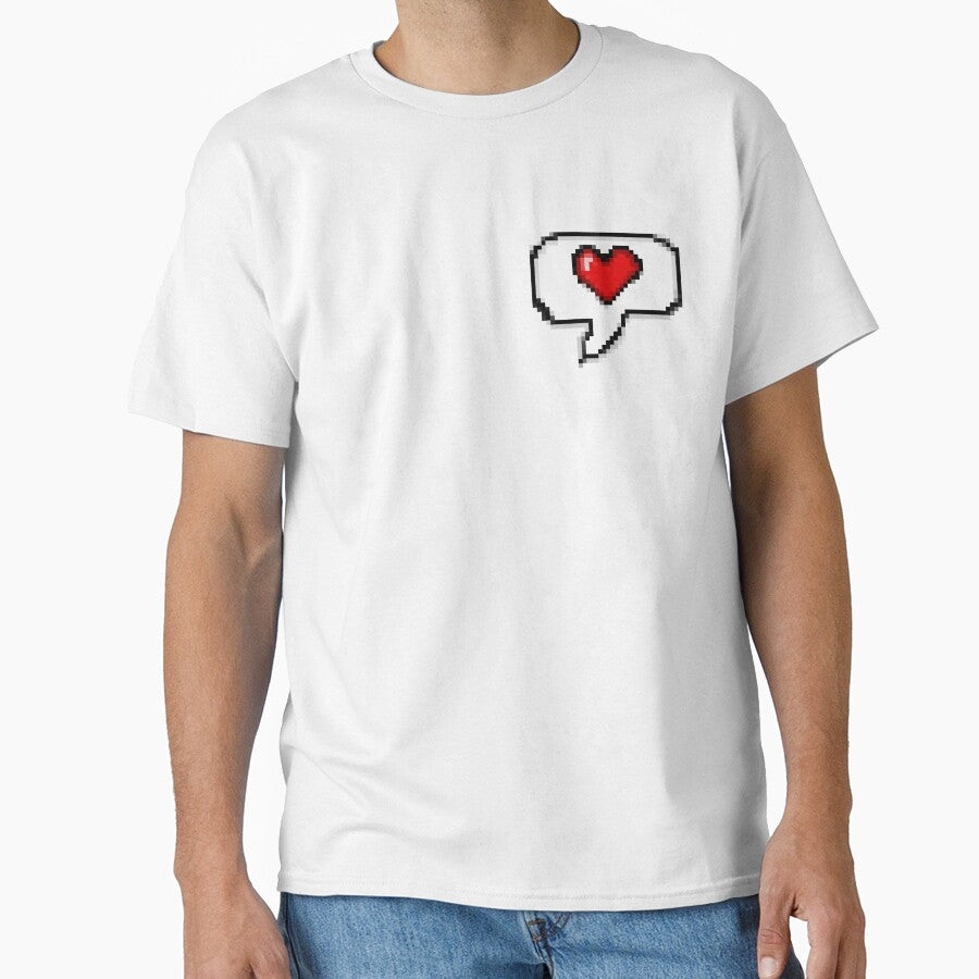 pixel heart text by islerva