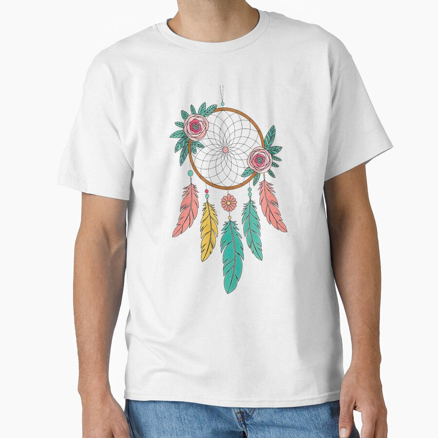 Boho Dreamcatcher with Flowers by VibrArtco
