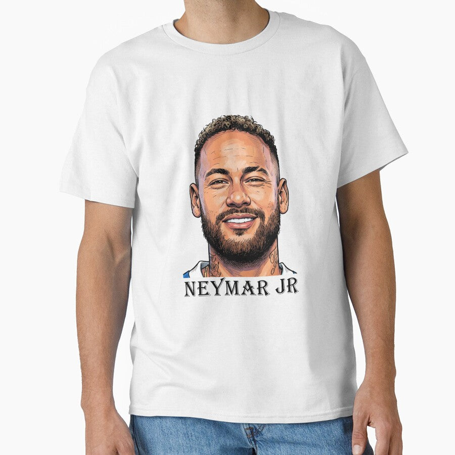 Neymar Jr Pop Art Portrait World Cup Sticker by topprinting