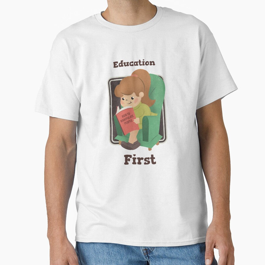 How To Manipulate People - Education First Black Humor by MoTeesMo
