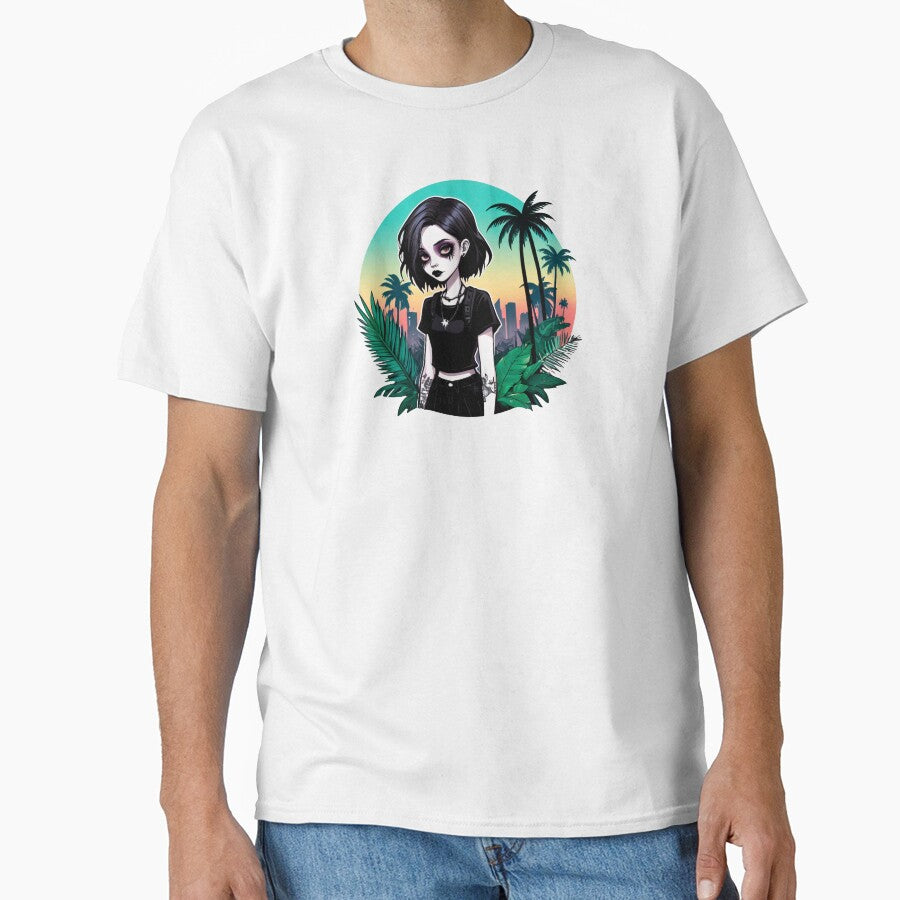 Tropical Goth Girl in the Hot Summer Nature by MadnessEnvelope