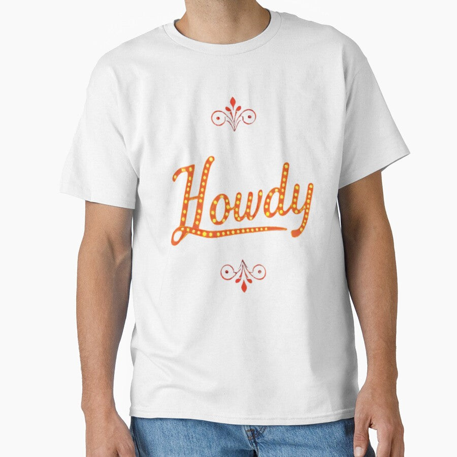 Howdy y2k classic tshirt by anandsiva2703
