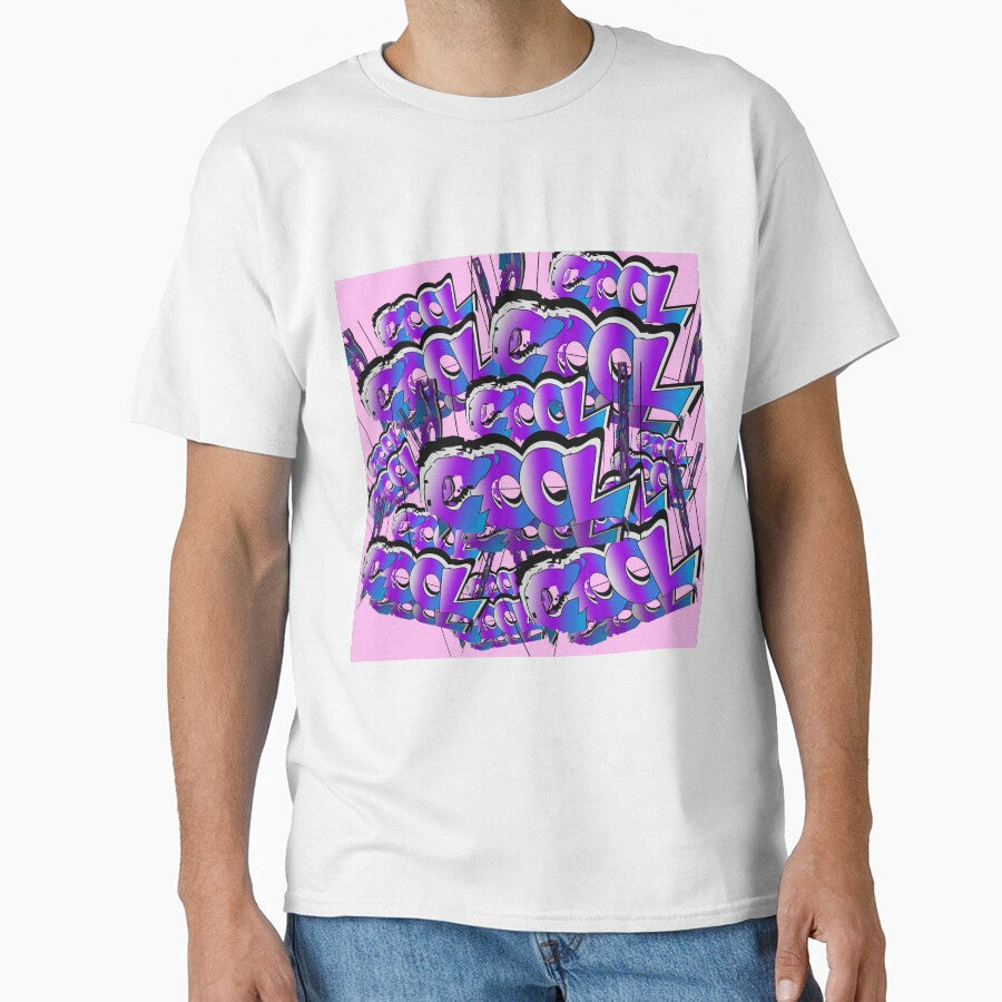Cool Cool Cool / Pink Background by Grafititee