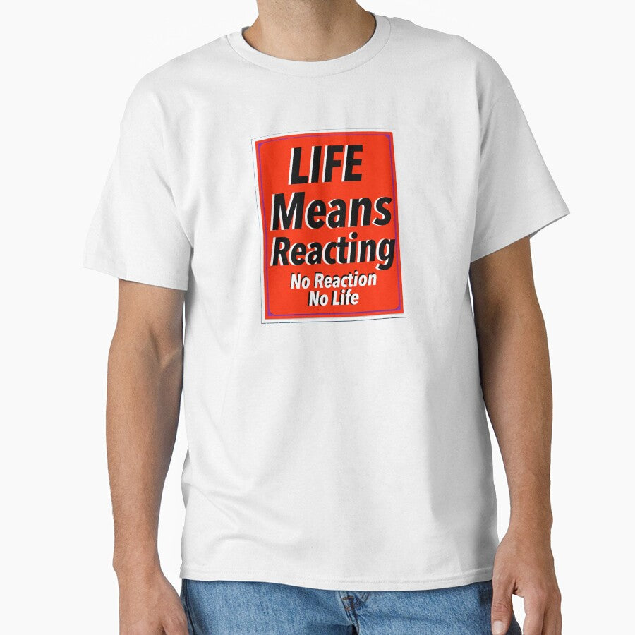 Life Means Reacting Print Novelty by PSST-Design