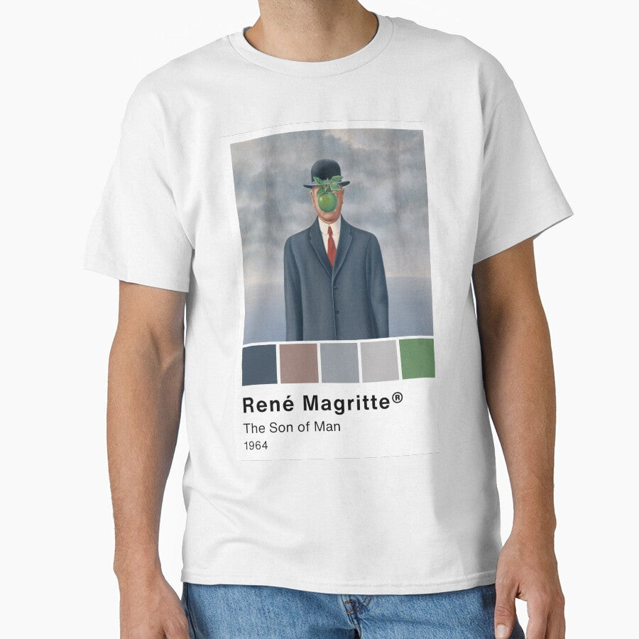 René Magritte - The Son of Man - Pantone Color swatch, Art Paintings Art history by Lemon-y-Shark