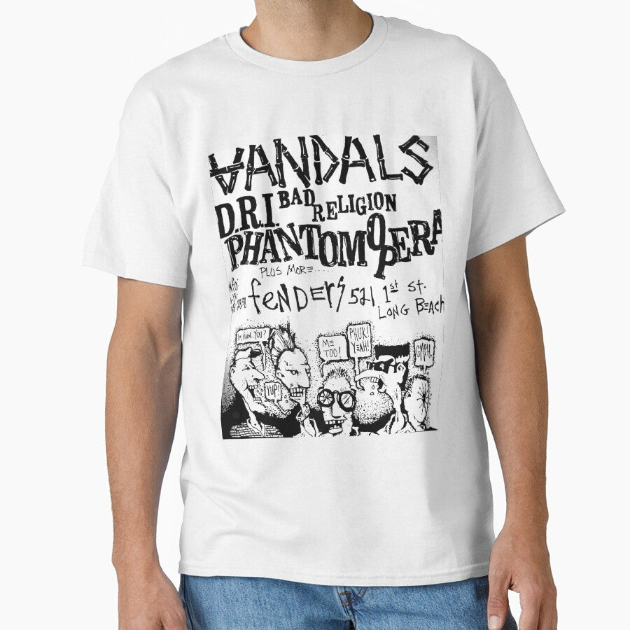 The Vandals Punk Show Flyer by Dennis Purcell